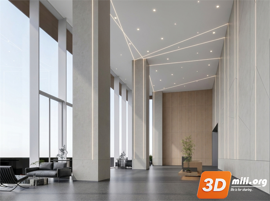 Lobby front desk Skp Files 